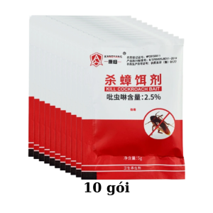10 Gói Thuốc Diệt Gián Ninger Dạng Mồi Bột Dẫn Dụ Gián Ăn Lây Lan Độc Tính Và Diệt Gọn Cả Tổ Hiệu Quả Cao Khang Đức