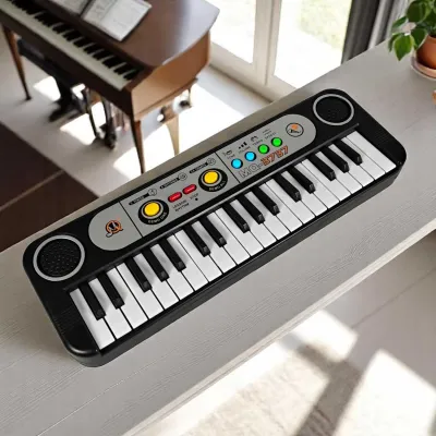 Piano Digital Elektrik Mainan Anak 37 Key with Microphone