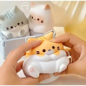 Pop Cute Cartoon Cat Squeeze Toys for Kids Adult Soft Pinch Slow Rebound Balls Fidget Toys Friends Birthday Gifts