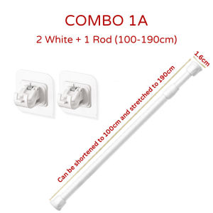 Curtain hook holder /curtain rod and hook holder/ Self-Adhesive Nail-Free Adjustable Curtain Clamp Hooks/ wall hook strong adhesive hook for curtain