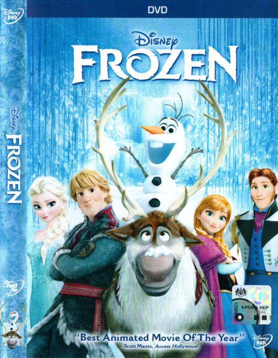 DVD Cartoon Frozen Movie 1 2013 Movie 2 2019 Lazada