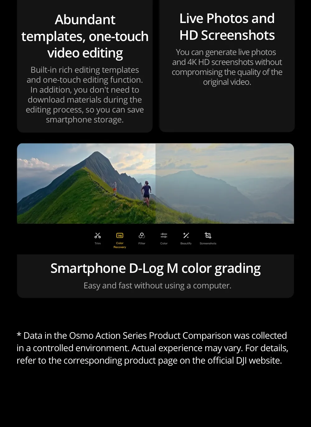 DJI Osmo Action 5 Pro - Action Camera | กล้องแอคชั่น | 1/1.3 Sensor 4K/120fps | กล้องดำน้ำ ลึก 20 ม.