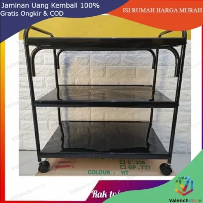 rak tv valenchstore rak galon rak buku rak tv besi dx300 rak tv serbaguna/ rak serbaguna 3 susun