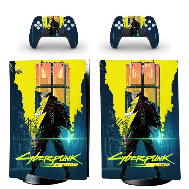 Anime Cyberpunk Edgerunners PS5 Digital Skin Sticker Decal Cover for  Console amp; Controllers PS5 Skin Sticker Vinyl