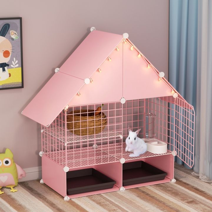 Rabbit cage breeding cage new mother rabbit cage baffle diy tray rabbit ...