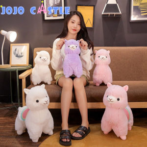 JOJO CASTLE 35/50CM Cute Alpaca Stuffed Toys  Soft Animals Plush Alpacasso Alpaca Llama Dolls Stuff Toys Pillow for Children Birthday Gift  草泥马
