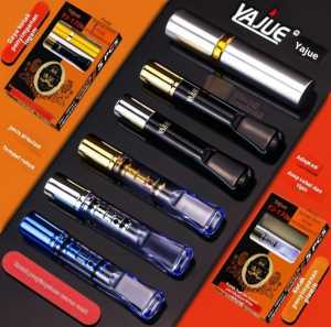 YJ 170 Pipa Filter 5pcs Set Penyaring Tar Penyimpanan Pipa Permanen All Size