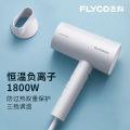 FLYCO Hair Dryer Household Anion High Power Heating and Cooling Air Does Not Hurt Hair Student Foldable Electric Hair Dryer Genuine Goods. 