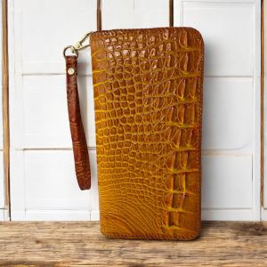 dompet res satu dompet wanita dompet bahan kulit  buaya merauke