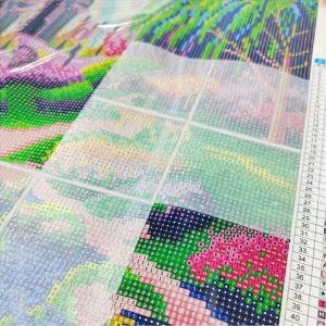 VIVIDI 50/100/200Pcs Dustproof Diamond Painting Release Paper Anti-adhesive Stain-proof Double-Sided Release Paper White Cover Diamond Art Tool DIY Diamond Painting