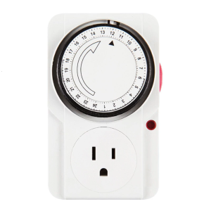 24 Hour Timer Switches Plug for Daily Appliance Scheduling 24 Hour Cycle with Precise 15 Minutes Setting