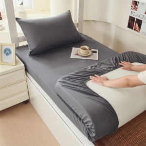 No Gusot No Lukot Bedsheet Korean Plain 3 In 1 Garterized Bed Sheet Single/Double/Queen/King Size High Quality