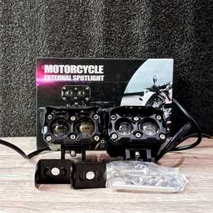 Lampu Tembak Laser 2 Mata SQL Laser Gun LED Hi Low Full Aluminium