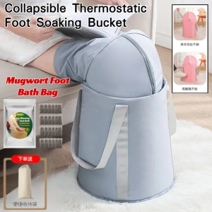 Foldable Foot Bath Bucket Portable Collapsible Thermostatic Foot Soaking Bucket Foot Spa Foot Spa Massager Soaking Bucket