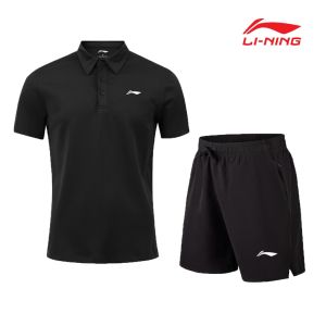 Bộ quần áo nam Li-Ning APLS001 Set đồ nam vải thể thao mềm mát và co giãn form xuông [50-85kg]