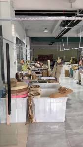 ตะกร้าเก็บของเล่นสำหรับผ้าอ้อมเด็ก ตะกร้าเก็บของ ตะกร้ามือถือแบบมีพู่ ตะกร้าทอมือแบบแยกส่วนพกพาได้