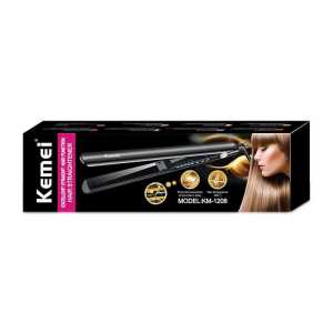 PASAR ASEMKA13 - Catokan Rambut Kemei ORIGINAL 1208 / Catokan Rambut Plat Keramik / Catokan Rambut Pelurus KM - 1208