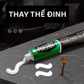 Keo dán siêu dính No More Nail tuýp 60g Keo siêu dán mọi bề mặt công nghệ Nhật Bản đa năng chống thâm nước