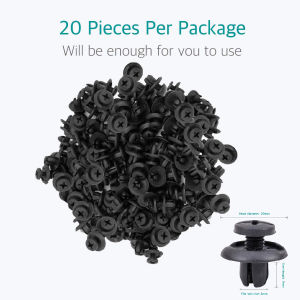 20PCS klip kancing baut mobil universal RETAINER TIPE SEKRUP - Bumper Fender Mobil Klip Pengencang