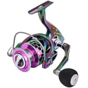 Shipping from Malaysia Graphite Frame Spinning Fishing Reel Max Drag 10KG 13+1 BB 1000-4000 Series Metal Spool Fishing Wheel for Freshwater Saltwater