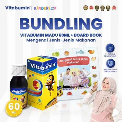 Vitabumin 60ml 1 Pcs + Buku Kinderflix 1 Pcs