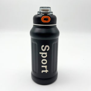 Insula ขวดจัมโบ้ ลาย Sport พร้อมหลอด สแตนเลส 316 ขวดสูญญากาศใส่น้ำดื่ม มีหูหิ้ว พวกพาง่าย สะดวก พร้อมส่ง ราคาพิเศษ