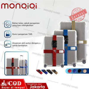 MOMODA Tali Koper Silang GandaDengan/BELT CROSS LOCK TSA / Pengikat Koper TSA / Sabuk Koper TSA CROSS LOCK Tali Koper