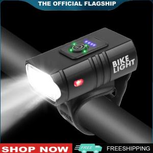 【New Arrival】 LED Bicycle Light 10W 800LM 6 Modes USB Rechargeable MTB Front Lamp