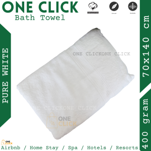 Hotel White Towel | Bath Towel 70x140cm Adult 600GSM | KIds Towel 50x100cm High Water Absorbent