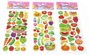 Cartoon Transport/Fruit PVC Sticker/Waterproof Stickers/Rewards Gift/Early Education