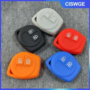 CISWGE 1pcs từ xa sửa chữa chủ Silicone Keyless bìa cho Suzuki lòng tự trọng baleno sx4 Grand Vitara jimny liana Ignis 2 nút chìa khóa xe Fob