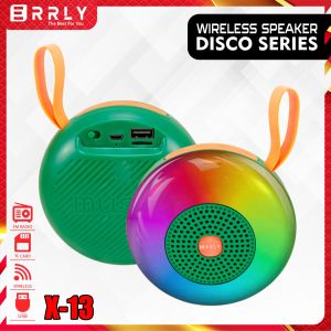 ERRLY X13 Speaker Bluetooth Wireless LED Disco RGB Speker Portable TWS 2 IN 1 Super Bass