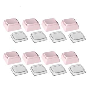 8PCS XDA Profile PBT+PC Keycap Set from Durability PBT for Long Time Use on Mechanical Keyboards Keycaps