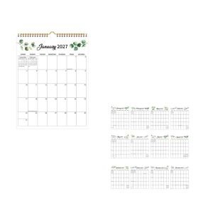 SIRENXI Sáng tạo Lịch treo tường năm 2027 Di động với lưới lớn Lịch kế hoạch Lịch trình hàng năm Sổ kế hoạch hàng tháng Lịch treo tường Trang trí nhà cửa