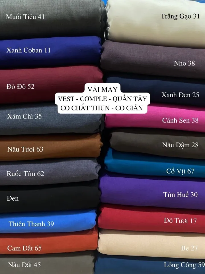VẢI NAKI ] Vải FOR HÀN - dòng vải dày,may sét vest, quần tây, váy đầm cao  cấp | Shopee Việt Nam