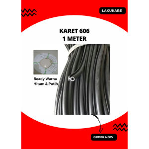 Karet 606 Karet Bulat List Karet Stopper Kusen Pintu Jendela 1 Meter