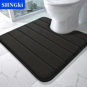 SHNGki Hình chữ U nhà vệ sinh Mat phòng tắm Mat phòng tắm THẢM PHÒNG TẮM Thảm Bộ nhớ Bọt Tắm Mat chống trượt siêu thấm