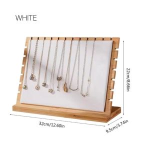 Display Pajangan Kalung kayu / Display Perhiasan Kalung Rak Perhiasan Tempat pajangan kalung Organizer perhiasan display kalung