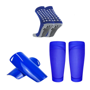 Youth Football Shin Guard Socks Set Football Sports Kits Long Tube Socks Leg Protectors Calf Sleeve NonSlip Sports Sock