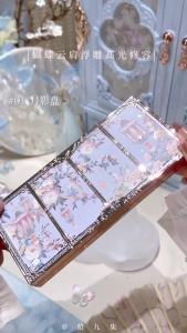 Flower Knows Butterfly Makeup Cloud COLLAR Collection Highlight & Contour Palette Face Powder Iluminador Contouring Kit.