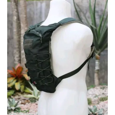 Tas Sepeda Tactical Multifungsi TST13 - Warna Cacao/Merah Muda/Hitam/Putih Bahan Nylon Ringan Unisex