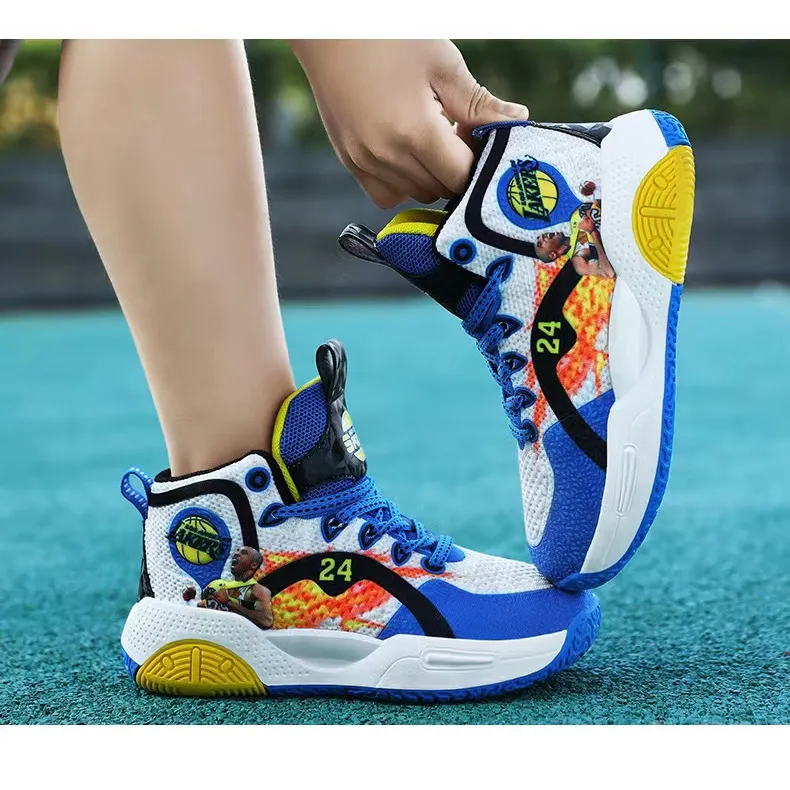 COD Kobe Bryant Basketball Shoes Mamba Anti Slip Wearable Outdoor Sporty High Top Footwear for kids Lazada PH