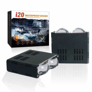 🔥🔥🔥fenglin Double Lens LED Fan Style Spotlight Automotive Grille Light Motorcycle White Yellow Light Modified High Brightness Headlights