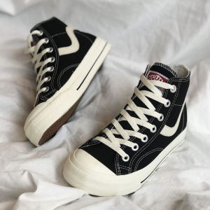 PROMO!!! Sepatu Vantela Public Black High Natural - Sepatu Sneakers Pria dan Wanita Casual Shoes
