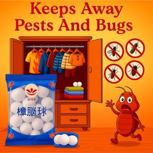 Kamper Kapur Barus Putih Mini Rencengan Sachet Pengharum Lemari Toilet Kamar Mandi Anti Kecoa Naphthalene Disk Moth Camphor Ball