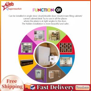 UebT3 Cabinet Smart Locks Invisible Sensor Lock RFID IC Card Drawer for Furniture