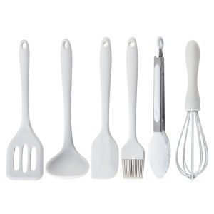 【SG STOCK】 12 Pcs Cooking Utensils Set Non-Stick Baking Tools With Storage Box Silicone Turner Soup Spoon Spatula Brush Pasta Server kitchenware Heat Resistant