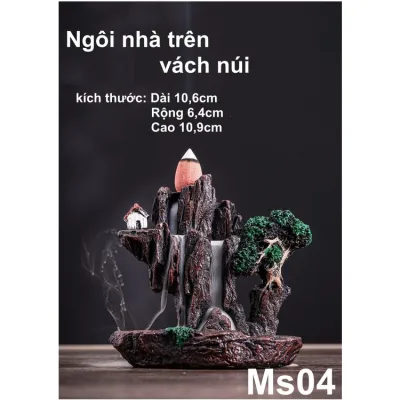 [MUA THÁC TẶNG KÈM NỤ TRẦM] Thác Khói Trầm Hương Khách chọn mẫu tặng kèm nụ trầm khói toả ngược cao cấp