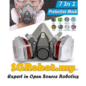 6200 Gas Mask Safefy Protection Filter Dust Chemical Mask Spray Paint Painting Pesticide Chemical Respirator