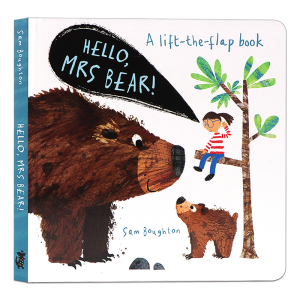 Hello Mrs Bear/ Elephant，Hello Mr Whale/ Dinosaur / Tiger Hardcover Board book